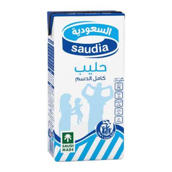 Saudia Long Life Full Fat Milk 500ml