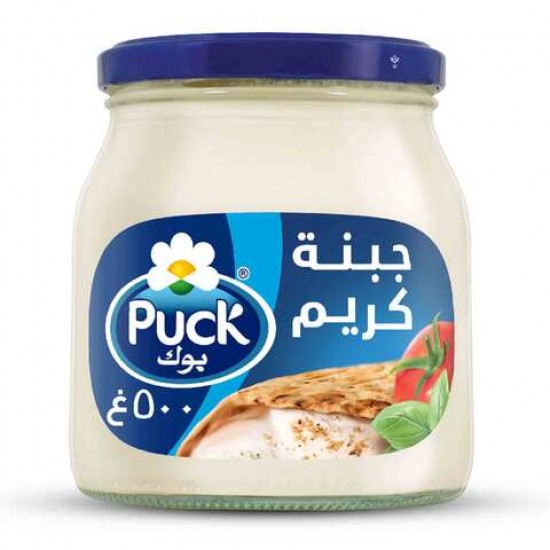 Puck Processed White Cream Analogue Cheese Spread 500g