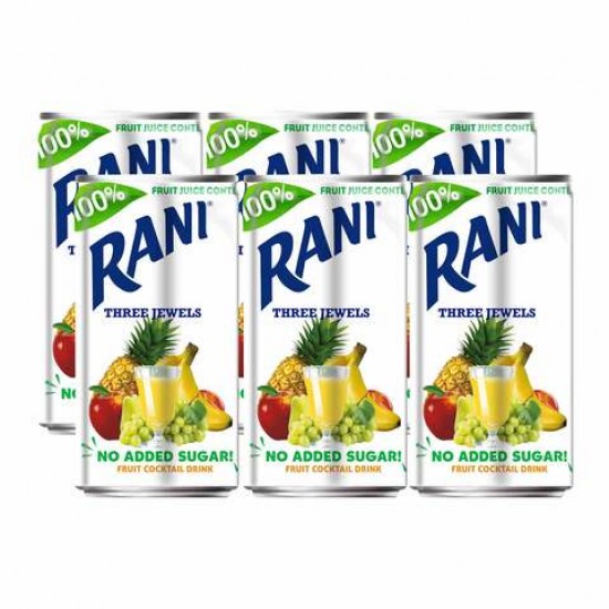 Rani Three Jewels No Added Sugar 180ml X 6