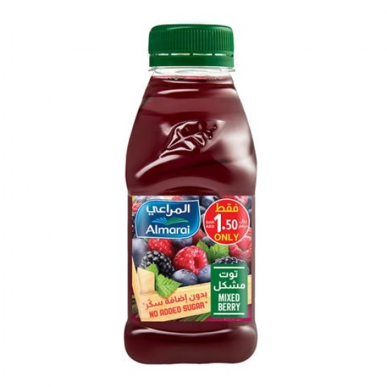 Almarai No Added Sugar Mixed Berry Juice 200ml