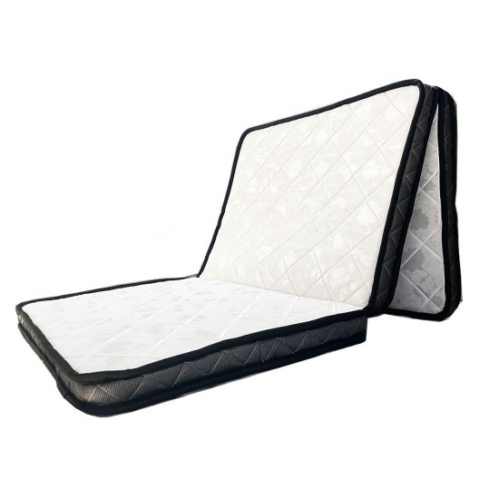 Premium Latex Feel High Density Single Mattress - Ultimate Comfort in a 3-Way Folding Design