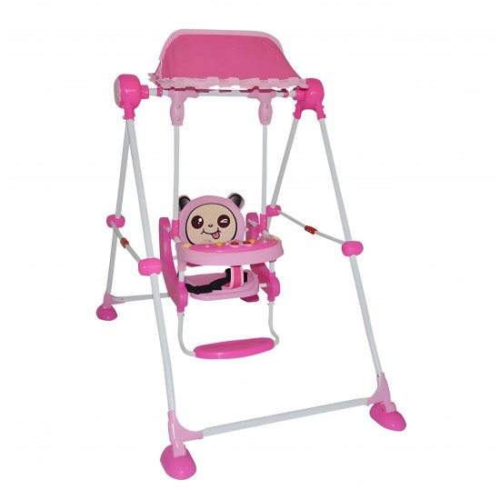 Swing into Fun: Children\'s Swing for 2-6 Years of Playtime Joy (Pink)