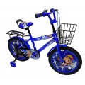 دراجة أطفال فري ستايل بمقاعد مزدوجة وسلة وعجلات تدريب مثالية للأولاد والبنات