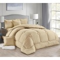  Revitalize Your Space Reversible Polyester Comforter Sets for Every Mood Single and Double Bed Sizes (Off White, 6-Pcs Double Bed Set)
