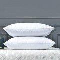 انغمس في نوم فاخر: وسائد سرير للنوم من مجموعة الفنادق - مقاس كينغ، وسادة فاخرة ناعمة ومبردة للظهر أو المعدة أو النوم الجانبي - 50 × 75 سم، مجموعة من قطعتين