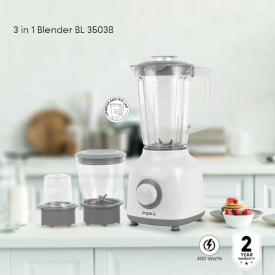 Versatile 3-in-1 Electric Blender: Your Ultimate Kitchen Companion خلاط كهربائي 3 في 1 متعدد الاستخدامات: رفيقك الأمثل في المطبخ