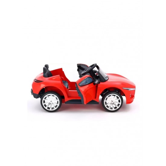 Electric Sporty Toy Car | Rechargeable Battery Operated Ride on car for Leather seat Kids, Toy with Music, USB, Safety Belt Baby Big Electric to Drive 2 to 8 Years Boy & Girl