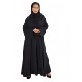 Elegance Redefined: Plain Full Cloche Abaya for Timeless Style (Size 58)