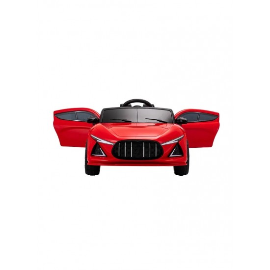 Electric Sporty Toy Car | Rechargeable Battery Operated Ride on car for Leather seat Kids, Toy with Music, USB, Safety Belt Baby Big Electric to Drive 2 to 8 Years Boy & Girl