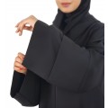 Elegance Redefined: Plain Full Cloche Abaya for Timeless Style (Size 53)