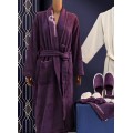 Bath robe Set 11-Pcs Women Men Cotton Bathrobes Spa Robe for Couples Wedding Anniversary Engagement Gifts