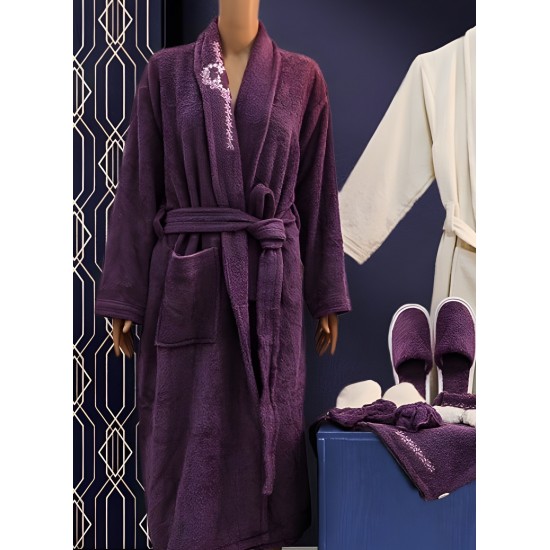 Bath robe Set 11-Pcs Women Men Cotton Bathrobes Spa Robe for Couples Wedding Anniversary Engagement Gifts