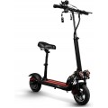 Scooter for Adult Foldable Speedy with LED Light and 50 Km Mileage 800Watts Full Foldable 48V 10Ah Improved (1000wh) 50Km Speed Include Anti-Theft Red