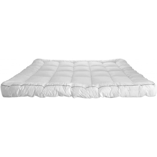 14-Cm Mattress Topper (لباد) Extra Thick And Ultra Plush And Super Soft (Size 200x200cm)