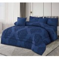 Versatile Comfort All Year Round: 6-Piece Four Season Comforter Set for King Size Double Bed with Reversible Washable Material