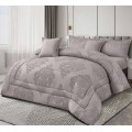 Versatile Comfort All Year Round: 6-Piece Four Season Comforter Set for King Size Double Bed with Reversible Washable Material