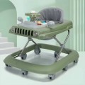 Newborn Baby Walker: 8-Wheel Ride-On Toy Made of Plastic