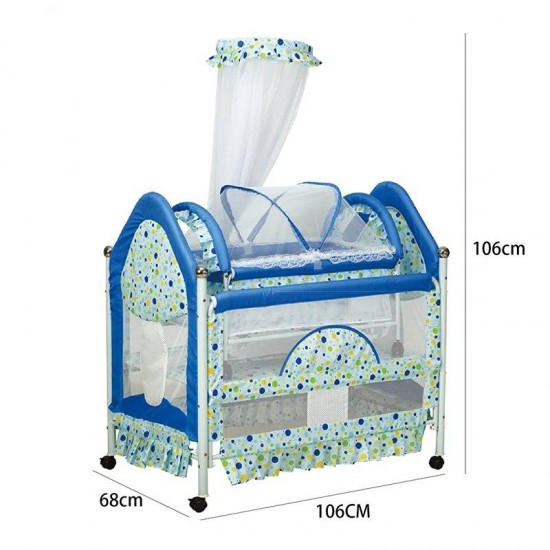 High-Quality Portable Metal Baby Cot and Playpen