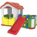 Adventure Haven Ultimate Modular Playhouse with Slide for Kids