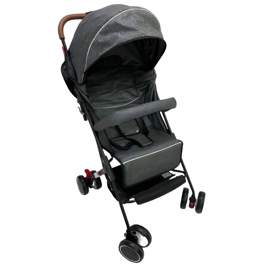 Compact Newborn Baby Stroller Easy Fold Design Canopy Swivel Wheels