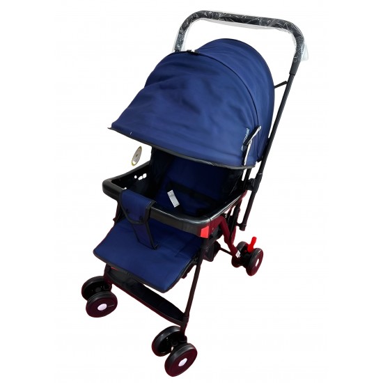 Compact Newborn Baby Stroller Easy Fold Design Canopy Swivel Wheels