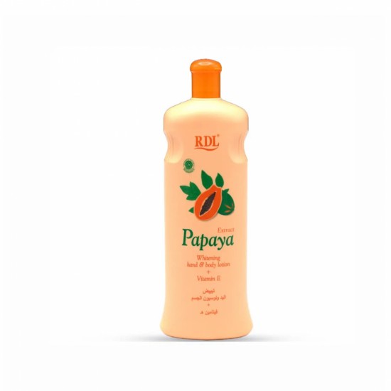 RDL skin whitening lotion with papaya extract 600 ml