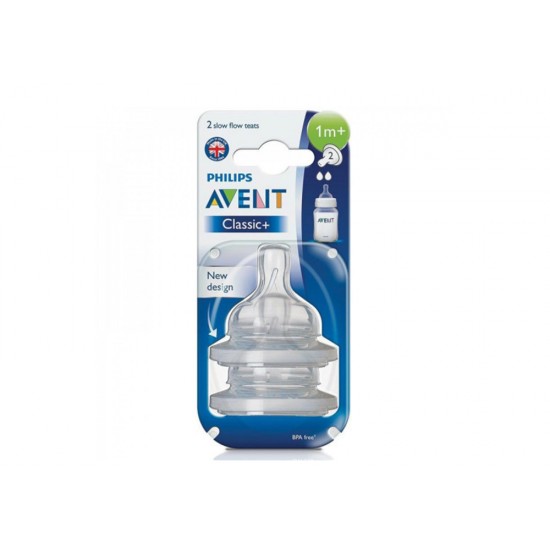 Avent breastfeeding nipple +1 month 2 pieces 634/27