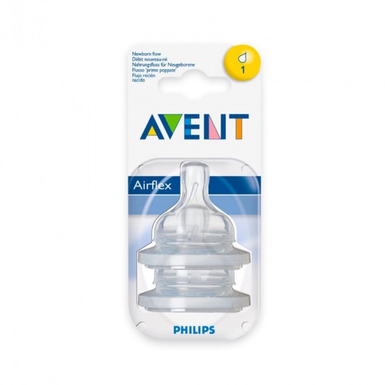 Avent Classic +0 feeding nipple from birth, 2 pieces, 631/27