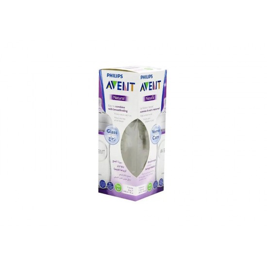 Avent Glass Bottle +1m Natural 240ml 53/17