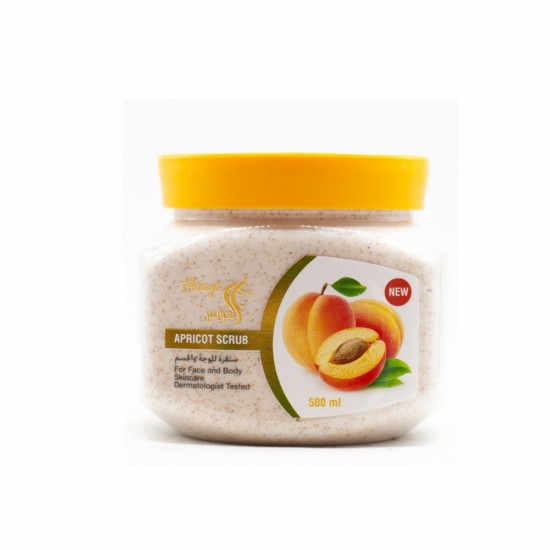 Al Arayes face and body scrub with apricot 500 ml