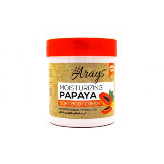 Al Arayes Papaya Moisturizing Body Cream 500ml