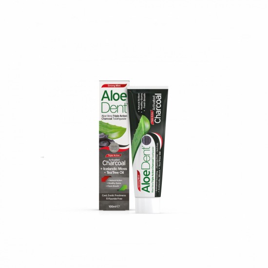 Aloedent Triple Action Charcoal Toothpaste 100 ml