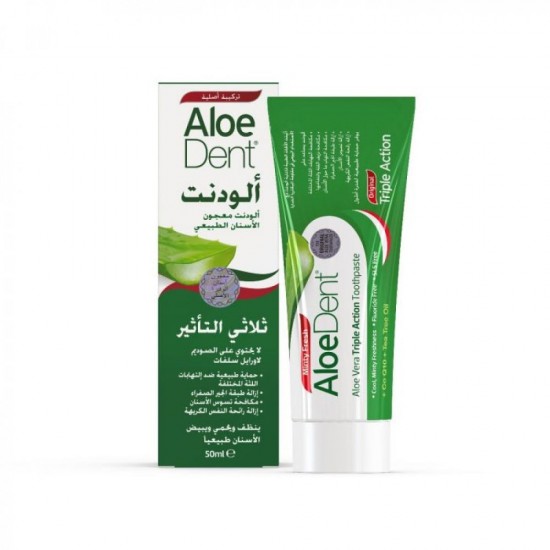 Aloedent Triple Action Toothpaste Mint Flavor 50 ml