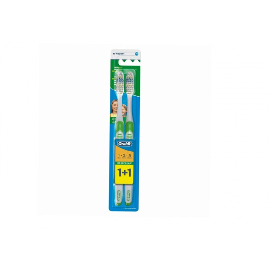 Oral-B Max Clean Toothbrush 1+1 Medium 2891