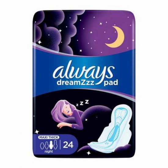 Always Feminine Pads Big Wing 24 Pieces