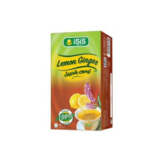 Isis lemon and ginger drink 25 sachets