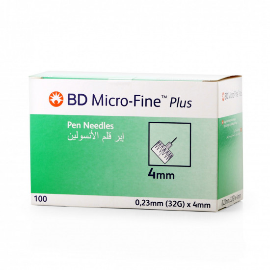 إبرة BD MICRO FINE مقاس 4 مم