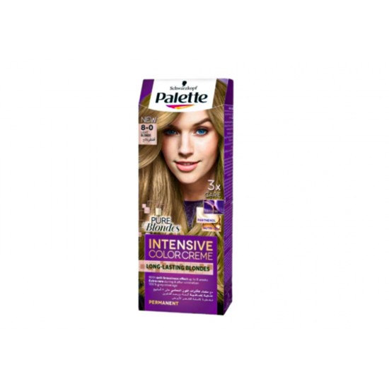 Intensive hair dye palette light blonde No. 0-8