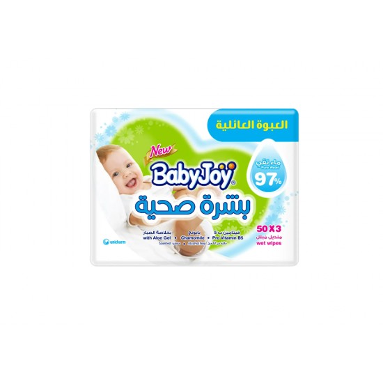 BabyJoy Healthy Skin Wet Wipes Family Pack 4*50