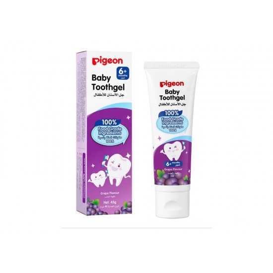 Pigeon toothgel for children +6 months, grape flavor