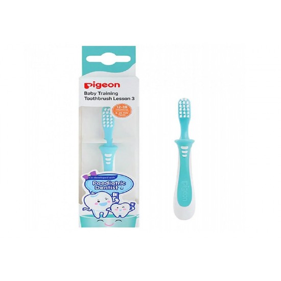 Pigeon toothbrush for training children, third stage (12-18 months) / 1127