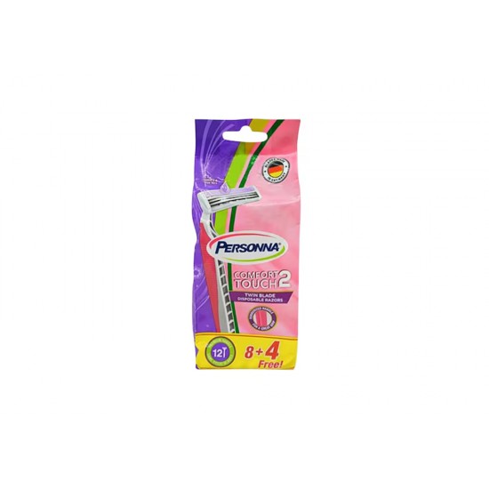 Persona Comfort Touch 2 Razors 4+8 Pieces 3876