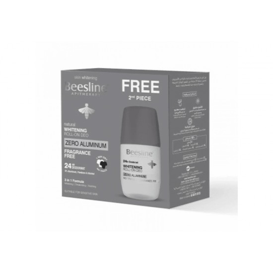 Beesline roll-on deodorant, fragrance-free, 24 hour protection, offer 9597