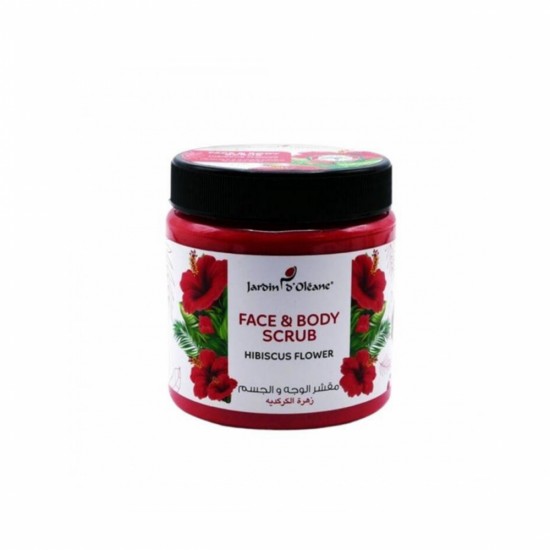 Garden Olean Hibiscus Facial and Body Scrub 500 ml