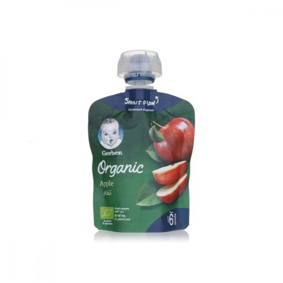 Gerber Organic Baby Food Apple 90g Pack