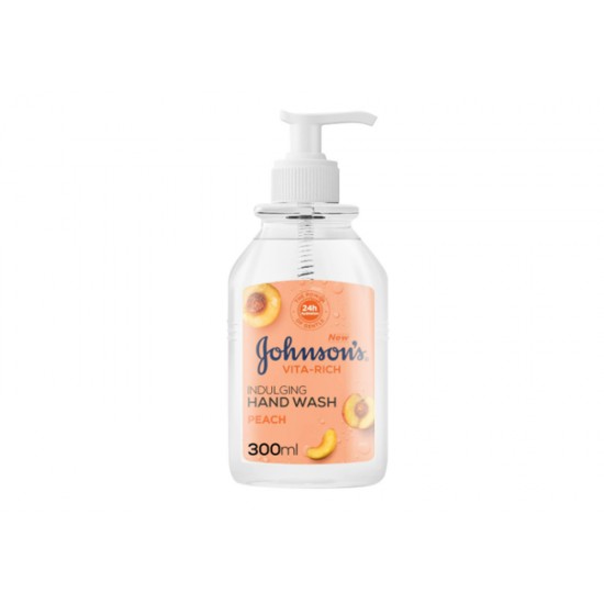 Johnson\'s Soothing Hand Wash Peach 300ml