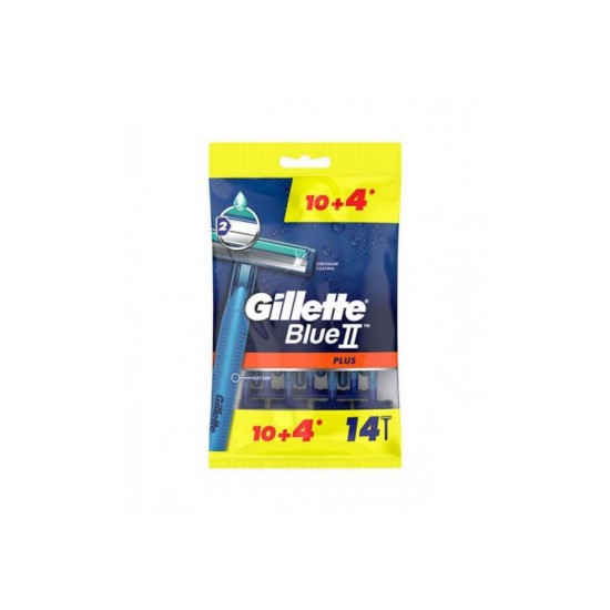 Gillette Blue Plus Razor Blades 10+4 Pieces 6979