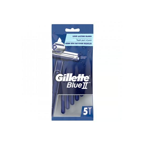 Gillette Blue Long Lasting Razor Blades, 5 Pieces, 9031