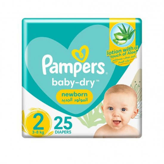 Pampers Diapers No. 2 Small, 25 Pieces