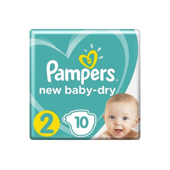 Pampers Diapers No. 3 Medium, 10 pieces